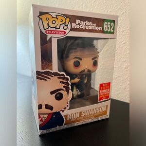 Funko Pop! #652 Parks and Rec Ron Swanson 2018 Summer Convention Limited Edition